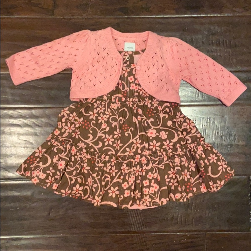 Baby Gap Floral Dress & Sweater